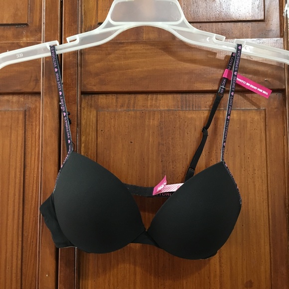 PINK Victoria's Secret Other - Victoria’s Secret PINK 34B black push-up bra
